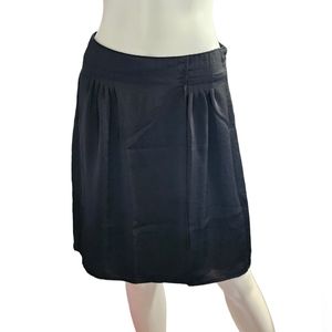 PME Black Knee Length Faux Wrap Skirt Size 40/6 US NWT